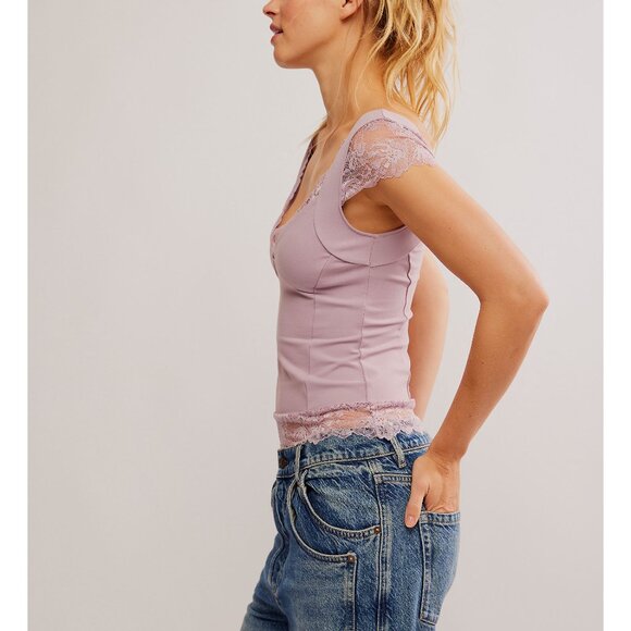 Free People Better Not Cami in Pink Dawn size L NWOT - Picture 2 of 5